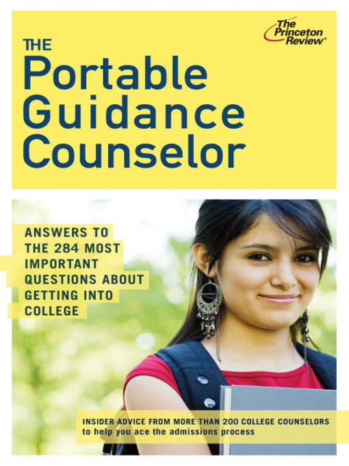 Title details for The Portable Guidance Counselor by The Princeton Review - Available